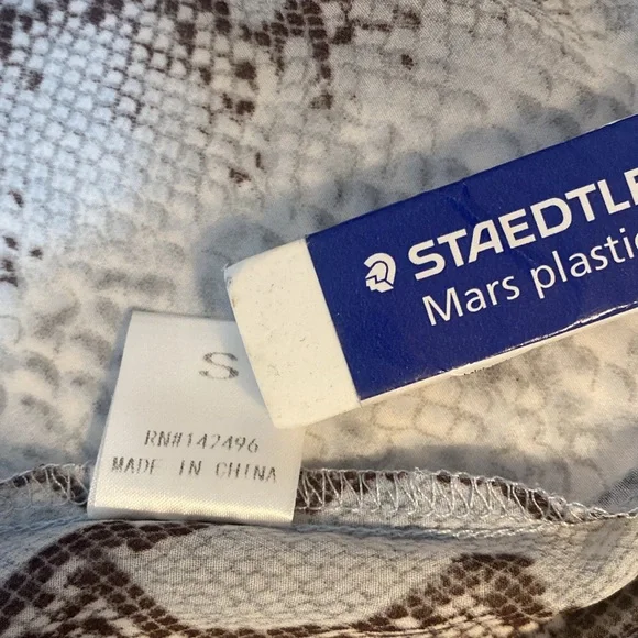 Chiffon Python Blouse - Picture 9 of 10